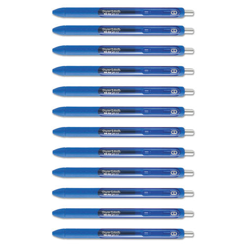 Paper Mate® Inkjoy Gel Pen, Retractable, Micro 0.5 Mm, Blue Ink, Blue Barrel, Dozen freeshipping - TVN Wholesale