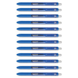 Paper Mate® Inkjoy Gel Pen, Retractable, Micro 0.5 Mm, Blue Ink, Blue Barrel, Dozen freeshipping - TVN Wholesale