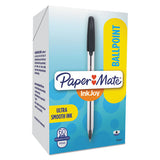 Paper Mate® Inkjoy 50st Ballpoint Pen, Stick, Medium 1 Mm, Black Ink, White-black Barrel, 60-pack freeshipping - TVN Wholesale