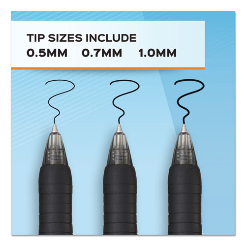 Paper Mate® Profile Gel Pen, Retractable, Bold 1 Mm, Black Ink, Translucent Black Barrel, Dozen freeshipping - TVN Wholesale