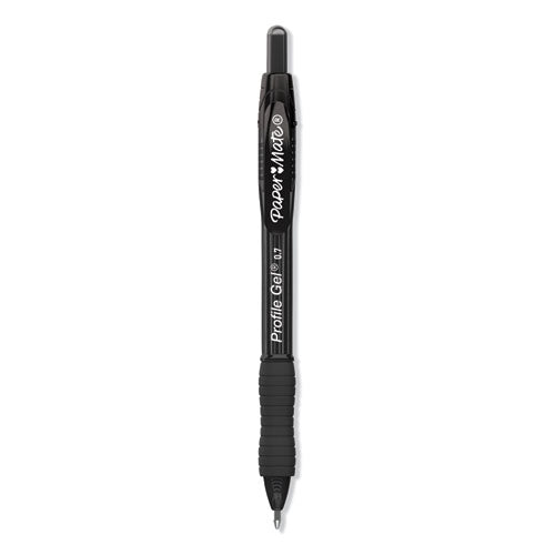 Paper Mate® Profile Gel Pen, Retractable, Medium 0.7 Mm, Black Ink, Translucent Black Barrel, 36-pack freeshipping - TVN Wholesale