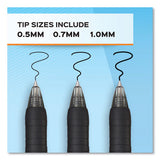 Paper Mate® Profile Gel Pen, Retractable, Medium 0.7 Mm, Black Ink, Translucent Black Barrel, 36-pack freeshipping - TVN Wholesale