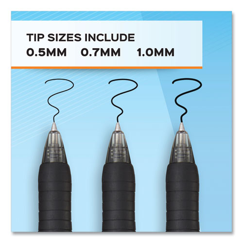Paper Mate® Profile Gel Pen, Retractable, Bold 1 Mm, Blue Ink, Translucent Blue Barrel, Dozen freeshipping - TVN Wholesale