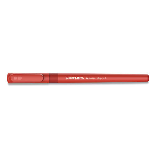 Paper Mate® Write Bros. Grip Ballpoint Pen, Stick, Medium 1 Mm, Red Ink, Red Barrel, Dozen freeshipping - TVN Wholesale