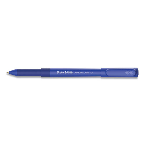 Paper Mate® Write Bros. Grip Ballpoint Pen, Stick, Medium 1 Mm, Blue Ink, Blue Barrel, Dozen freeshipping - TVN Wholesale