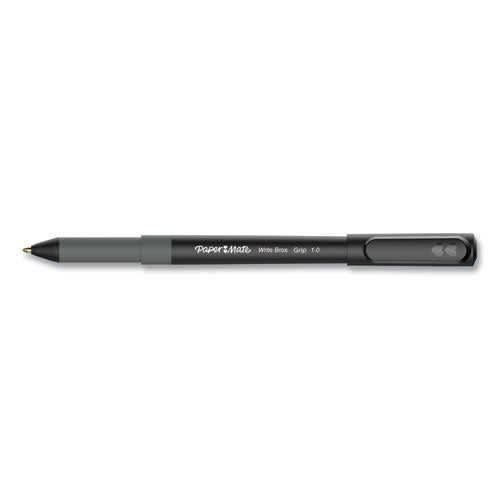 Paper Mate® Write Bros. Grip Ballpoint Pen, Stick, Medium 1 Mm, Black Ink, Black Barrel, Dozen freeshipping - TVN Wholesale