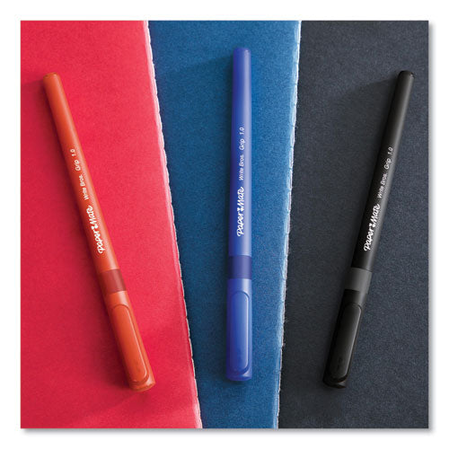 Paper Mate® Write Bros. Grip Ballpoint Pen, Stick, Medium 1 Mm, Black Ink, Black Barrel, Dozen freeshipping - TVN Wholesale