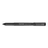 Write Bros. Ballpoint Pen, Stick, Fine 0.8 Mm, Black Ink, Black Barrel, Dozen