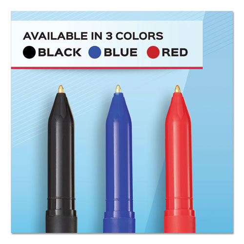 Paper Mate® Write Bros. Ballpoint Pen, Stick, Medium 1 Mm, Blue Ink, Blue Barrel, Dozen freeshipping - TVN Wholesale