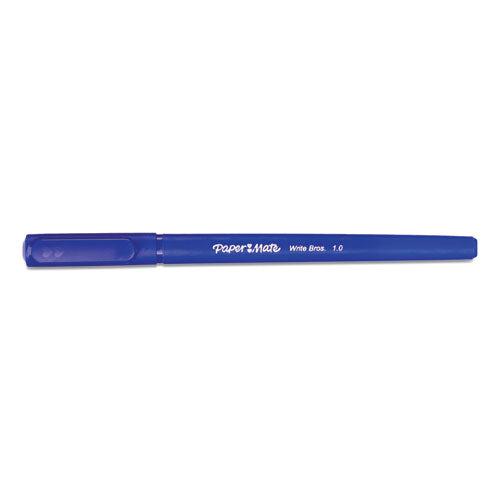 Paper Mate® Write Bros. Ballpoint Pen Value Pack, Stick, Medium 1 Mm, Blue Ink, Blue Barrel, 60-pack freeshipping - TVN Wholesale