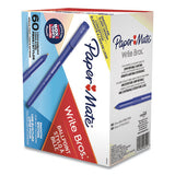 Paper Mate® Write Bros. Ballpoint Pen Value Pack, Stick, Medium 1 Mm, Blue Ink, Blue Barrel, 60-pack freeshipping - TVN Wholesale
