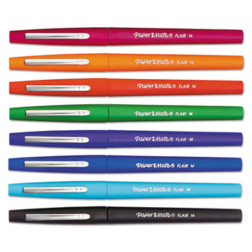 Paper Mate® Point Guard Flair Felt Tip Porous Point Pen, Stick, Bold 1.4 Mm, Assorted Ink And Barrel Colors, 48-pack freeshipping - TVN Wholesale