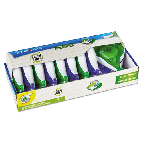 Paper Mate® Liquid Paper® Dryline Correction Tape, Non-refillable, 1-6" X 472", 10-pack freeshipping - TVN Wholesale