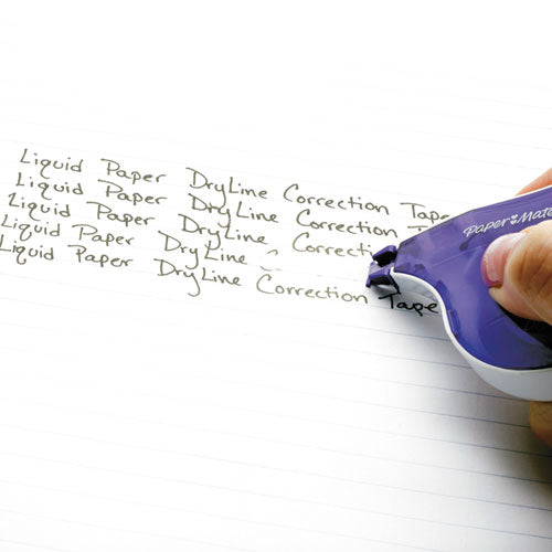 Paper Mate® Liquid Paper® Dryline Correction Tape, Non-refillable, 1-6" X 472", 10-pack freeshipping - TVN Wholesale