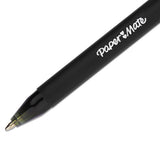 Paper Mate® Comfortmate Ultra Ballpoint Pen, Retractable, Fine 0.8 Mm, Black Ink, Black Barrel, Dozen freeshipping - TVN Wholesale