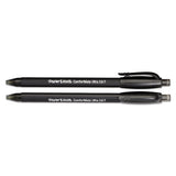 Comfortmate Ultra Ballpoint Pen, Retractable, Fine 0.8 Mm, Black Ink, Black Barrel, Dozen