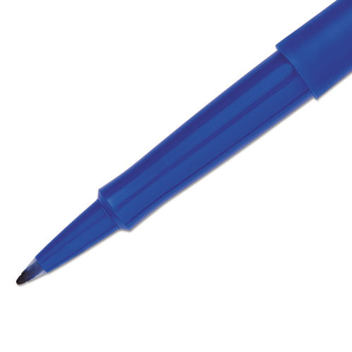 Paper Mate® Point Guard Flair Felt Tip Porous Point Pen, Stick, Medium 0.7 Mm, Blue Ink, Blue Barrel, Dozen freeshipping - TVN Wholesale