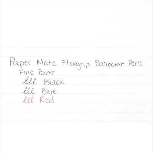 Paper Mate® Flexgrip Elite Ballpoint Pen, Stick, Medium 1 Mm, Black Ink, Black Barrel, Dozen freeshipping - TVN Wholesale