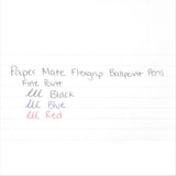 Paper Mate® Flexgrip Ultra Ballpoint Pen, Retractable, Fine 0.8 Mm, Blue Ink, Black-blue Barrel, Dozen freeshipping - TVN Wholesale