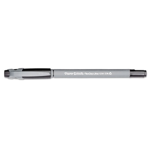 Paper Mate® Flexgrip Ultra Ballpoint Pen, Stick, Fine 0.8 Mm, Black Ink, Gray Barrel, Dozen freeshipping - TVN Wholesale