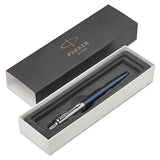 Jotter Ballpoint Pen, Retractable, Medium 1 Mm, Blue Ink, Royal Blue-chrome Barrel
