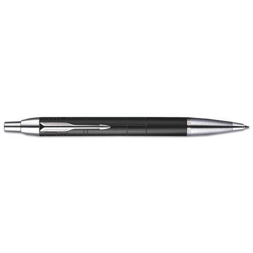 Parker® Im Ballpoint Pen, Retractable, Fine 0.5 Mm, Black Ink, Black-chrome Barrel freeshipping - TVN Wholesale