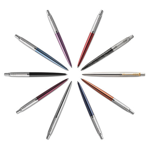 Parker® Jotter Gel Pen, Retractable, Medium 0.7 Mm, Black Ink, Stainless Steel Barrel freeshipping - TVN Wholesale