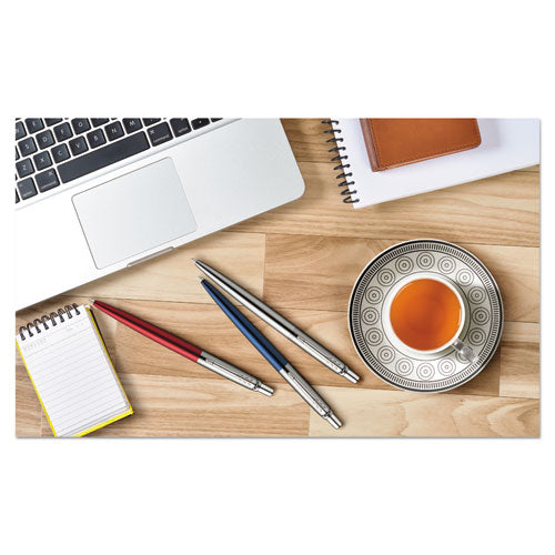 Parker® Jotter Gel Pen, Retractable, Medium 0.7 Mm, Black Ink, Stainless Steel Barrel freeshipping - TVN Wholesale