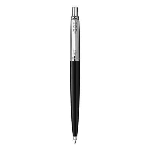 Parker® Jotter Ballpoint Pen, Retractable, Medium 0.7 Mm, Blue Ink, Black Barrel freeshipping - TVN Wholesale