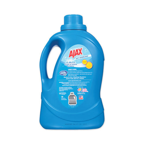 Ajax® Laundry Detergent Liquid, Oxy Overload, Fresh Burst Scent, 89 Loads, 134 Oz Bottle, 4-carton freeshipping - TVN Wholesale