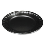 Pactiv Evergreen Laminated Foam Dinnerware, Plate, 10.25" Dia, Black, 540-carton freeshipping - TVN Wholesale