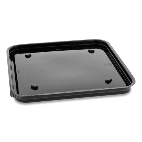 Pactiv Evergreen Recycled Plastic Square Base, 7.5 X 7.5 X 0.56, Black, 195-carton freeshipping - TVN Wholesale