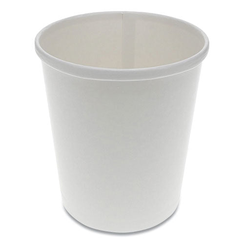 Pactiv Evergreen Paper Round Food Container, 32 Oz, 5.13" Diameter X 4.5"h, White, 500-carton freeshipping - TVN Wholesale