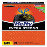 Hefty® Ultra Strong Tall Kitchen And Trash Bags, 30 Gal, 1.1 Mil, 30" X 33", Black, 74-box freeshipping - TVN Wholesale