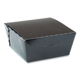 Pactiv Evergreen Earthchoice Onebox Paper Box, 37 Oz, 4.5 X 4.5 X 2.5, Black, 312-carton freeshipping - TVN Wholesale