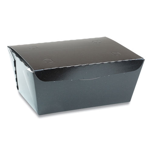 Pactiv Evergreen Earthchoice Onebox Paper Box, 66 Oz, 6.5 X 4.5 X 3.25, Black, 160-carton freeshipping - TVN Wholesale