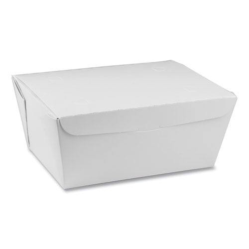 Pactiv Evergreen Earthchoice Onebox Paper Box, 66 Oz, 6.5 X 4.5 X 3.25, White, 160-carton freeshipping - TVN Wholesale