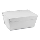 Pactiv Evergreen Earthchoice Onebox Paper Box, 66 Oz, 6.5 X 4.5 X 3.25, White, 160-carton freeshipping - TVN Wholesale