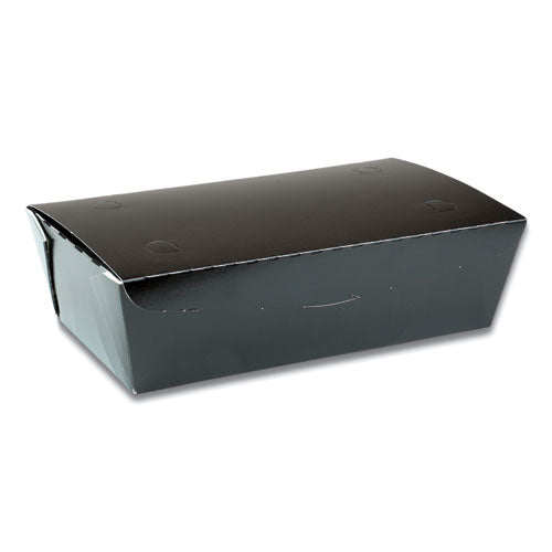 Pactiv Evergreen Earthchoice Onebox Paper Box, 77 Oz, 9 X 4.85 X 2.7, Black, 162-carton freeshipping - TVN Wholesale