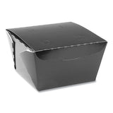 Pactiv Evergreen Earthchoice Onebox Paper Box, 46 Oz, 4.5 X 4.5 X 3.25, Black, 200-carton freeshipping - TVN Wholesale
