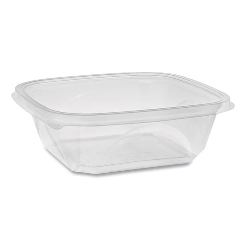 Pactiv Evergreen Earthchoice Recycled Pet Square Base Salad Containers, 32 Oz, 7 X 7 X 2, Clear, 300-carton freeshipping - TVN Wholesale
