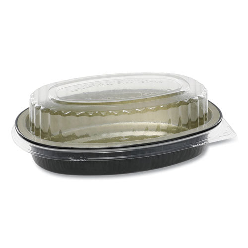 Pactiv Evergreen Classic Carry-out Containers, 16 Oz, 6.88 X 4.56 X 3, Black-gold, 100-carton freeshipping - TVN Wholesale