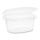 Earthchoice Pet Hinged Lid Deli Container, 24 Oz, 7.38 X 5.88 X 2.38, Clear, 280-carton