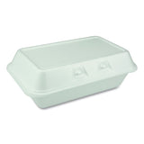Smartlock Foam Hinged Containers, Medium, 8.75 X 5.5 X 3, White, 220-carton