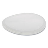 Pactiv Evergreen Newspring Delitainers Lid, Recessed, 4.55" Diameter X 0.4" H, Translucent, 480-carton freeshipping - TVN Wholesale