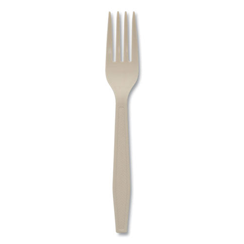 Pactiv Evergreen Earthchoice Psm Cutlery, Heavyweight, Fork, 6.88", Tan, 1,000-carton freeshipping - TVN Wholesale