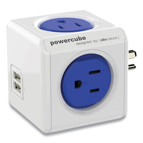 Allocacoc Powercube Original Usb, Blue-white freeshipping - TVN Wholesale