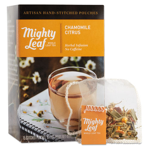 Mighty Leaf® Tea Whole Leaf Tea Pouches, Wild Berry Hibiscus, 15-box freeshipping - TVN Wholesale