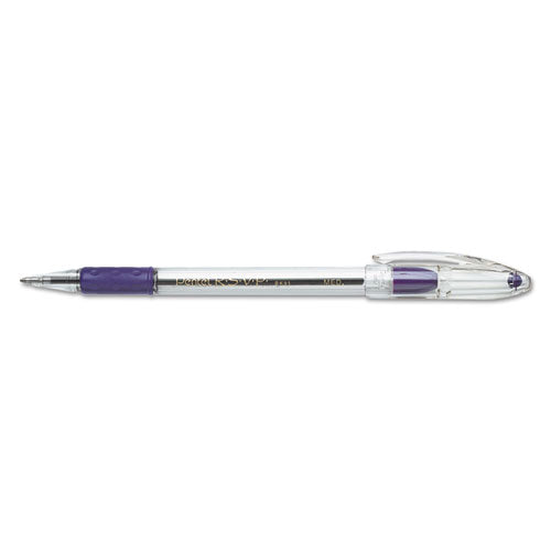 Pentel® R.s.v.p. Ballpoint Pen, Stick, Medium 1 Mm, Violet Ink, Clear-violet Barrel, Dozen freeshipping - TVN Wholesale