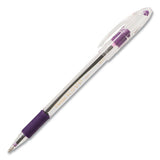 Pentel® R.s.v.p. Ballpoint Pen, Stick, Medium 1 Mm, Violet Ink, Clear-violet Barrel, Dozen freeshipping - TVN Wholesale
